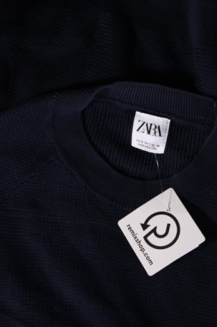 Herrenpullover Zara, Größe S, Farbe Blau, Preis 18,79 €