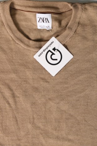 Ανδρικό πουλόβερ Zara, Μέγεθος L, Χρώμα  Μπέζ, Τιμή 10,09 €