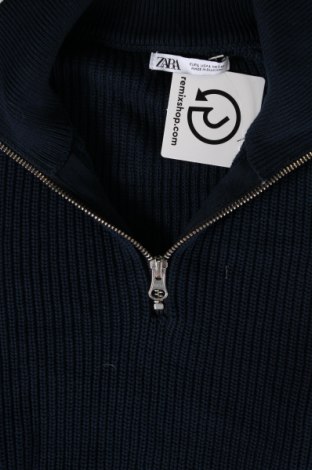 Ανδρικό πουλόβερ Zara, Μέγεθος L, Χρώμα Μπλέ, Τιμή 19,79 €