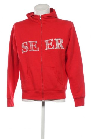 Herren Sweatshirt, Größe M, Farbe Rot, Preis 5,65 €