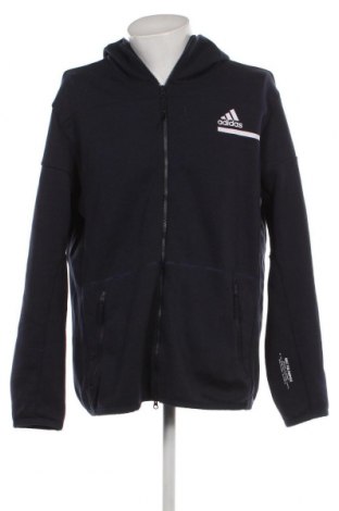 Ανδρικό φούτερ Adidas, Μέγεθος XL, Χρώμα Μπλέ, Τιμή 34,02 €