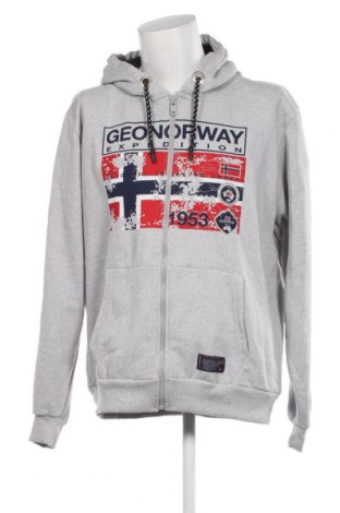 Herren Sweatshirt Geographical Norway, Größe 3XL, Farbe Grau, Preis 72,68 €