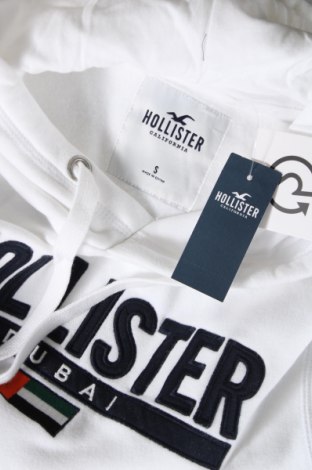 Herren Sweatshirt Hollister, Größe S, Farbe Weiß, Preis 18,22 €