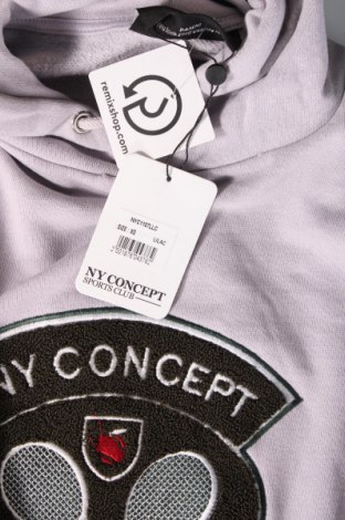 Ανδρικό φούτερ NY Concept, Μέγεθος XS, Χρώμα Βιολετί, Τιμή 6,73 €