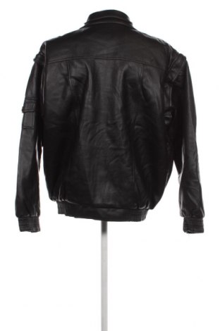 Ανδρικό δερμάτινο μπουφάν, Μέγεθος XL, Χρώμα Μαύρο, Τιμή 25,16 €
