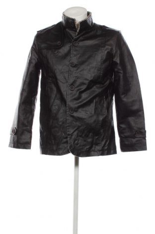 Ανδρικό δερμάτινο μπουφάν, Μέγεθος XL, Χρώμα Μαύρο, Τιμή 24,55 €