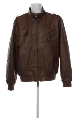 Pánska kožená bunda , Veľkosť XL, Farba Hnedá, Cena  22,50 €