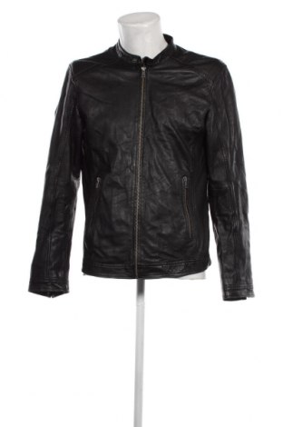 Pánska kožená bunda , Veľkosť M, Farba Čierna, Cena  58,85 €