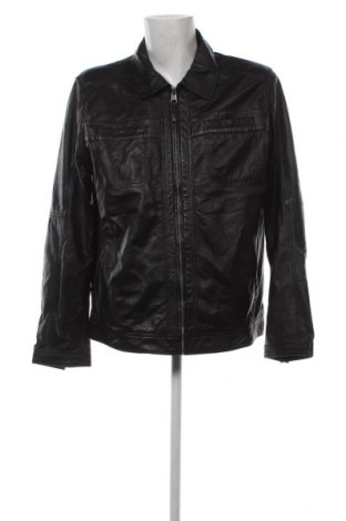 Ανδρικό δερμάτινο μπουφάν, Μέγεθος XL, Χρώμα Μαύρο, Τιμή 54,94 €