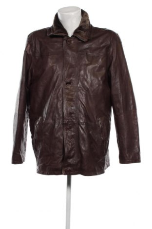 Pánska kožená bunda , Veľkosť XL, Farba Hnedá, Cena  32,76 €