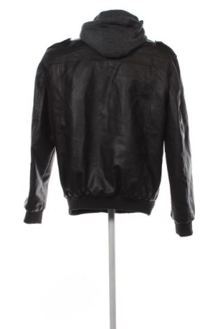 Ανδρικό δερμάτινο μπουφάν, Μέγεθος XL, Χρώμα Μαύρο, Τιμή 25,76 €