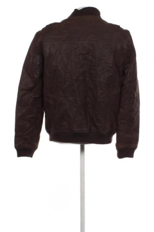 Pánska kožená bunda  ! Solid, Veľkosť XL, Farba Hnedá, Cena  69,74 €