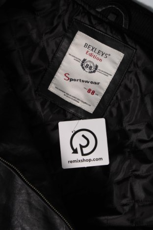 Pánska kožená bunda  Bexleys, Veľkosť M, Farba Čierna, Cena  25,52 €