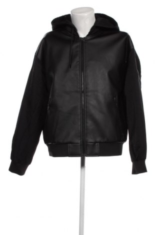Ανδρικό δερμάτινο μπουφάν Calvin Klein Jeans, Μέγεθος XXL, Χρώμα Μαύρο, Τιμή 149,85 €
