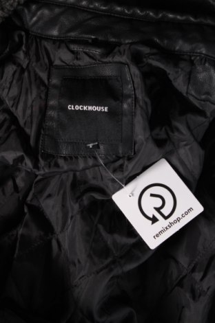 Pánska kožená bunda  Clockhouse, Veľkosť S, Farba Čierna, Cena  26,95 €