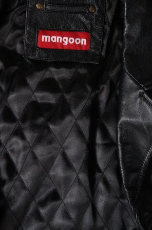 Pánska kožená bunda  Mangoon, Veľkosť L, Farba Čierna, Cena  49,14 €
