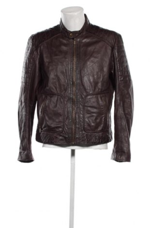 Pánska kožená bunda  Manguun, Veľkosť XL, Farba Hnedá, Cena  57,64 €