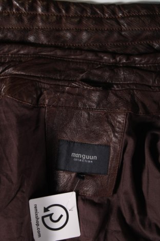 Pánská kožená bunda  Manguun, Velikost XL, Barva Hnědá, Cena  1 706,00 Kč