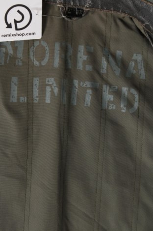 Ανδρικό δερμάτινο μπουφάν Morena, Μέγεθος M, Χρώμα Γκρί, Τιμή 64,20 €
