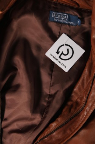 Ανδρικό δερμάτινο μπουφάν Polo By Ralph Lauren, Μέγεθος M, Χρώμα Καφέ, Τιμή 171,96 €