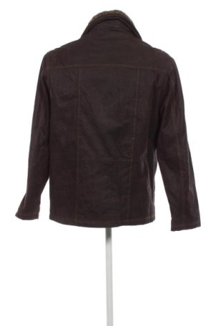 Ανδρικό δερμάτινο μπουφάν Tom Tailor, Μέγεθος L, Χρώμα Καφέ, Τιμή 75,18 €