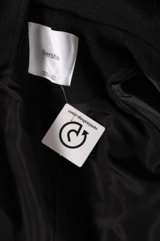 Ανδρικά παλτό Bershka, Μέγεθος XS, Χρώμα Μαύρο, Τιμή 24,82 €