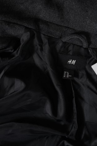 Мъжко палто H&M, Размер L, Цвят Сив, Цена 51,36 лв.