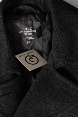 Pánsky kabát  H&M L.O.G.G., Veľkosť L, Farba Sivá, Cena  33,98 €