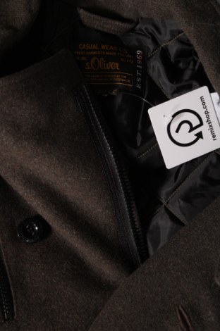 Ανδρικά παλτό S.Oliver, Μέγεθος L, Χρώμα Πράσινο, Τιμή 17,94 €
