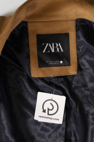 Palton de bărbați Zara, Mărime S, Culoare Bej, Preț 194,08 Lei
