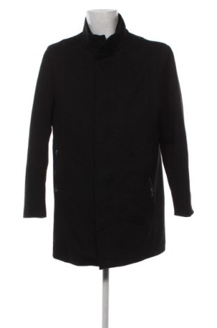 Мъжко палто Zara, Размер XXL, Цвят Черен, Цена 31,86 лв.