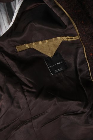 Мъжко палто Zara Man, Размер XL, Цвят Кафяв, Цена 28,32 лв.