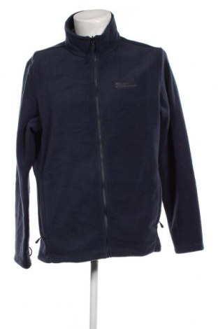Ανδρική ζακέτα fleece Jack Wolfskin, Μέγεθος XL, Χρώμα Μπλέ, Τιμή 40,21 €