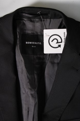 Ανδρικό σακάκι Benvenuto, Μέγεθος L, Χρώμα Μαύρο, Τιμή 12,00 €