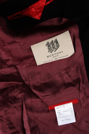 Pánske sako  Bertoni, Veľkosť L, Farba Čierna, Cena  55,00 €