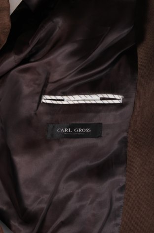 Мъжко сако Carl Gross, Размер XL, Цвят Кафяв, Цена 61,02 лв.