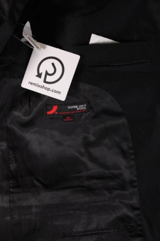 Ανδρικό σακάκι Dressmann, Μέγεθος L, Χρώμα Μαύρο, Τιμή 19,02 €
