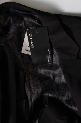Ανδρικό σακάκι RW & Co., Μέγεθος S, Χρώμα Μαύρο, Τιμή 79,79 €