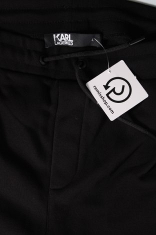 Pantaloni trening de bărbați Karl Lagerfeld, Mărime L, Culoare Negru, Preț 460,53 Lei