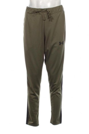 Pantaloni trening de bărbați Under Armour, Mărime XL, Culoare Verde, Preț 277,59 Lei
