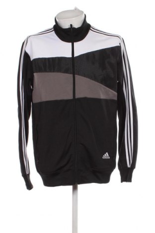 Ανδρική αθλητική ζακέτα Adidas, Μέγεθος L, Χρώμα Μαύρο, Τιμή 40,21 €