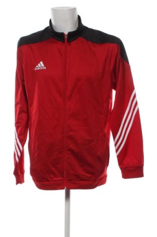Ανδρική αθλητική ζακέτα Adidas, Μέγεθος XL, Χρώμα Κόκκινο, Τιμή 39,00 €