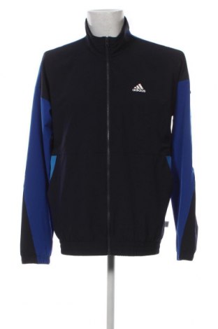 Ανδρική αθλητική ζακέτα Adidas, Μέγεθος M, Χρώμα Μπλέ, Τιμή 40,21 €