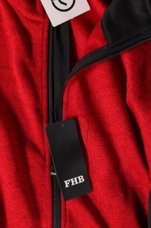 Bluză trening de bărbați FHB, Mărime XXL, Culoare Roșu, Preț 156,58 Lei