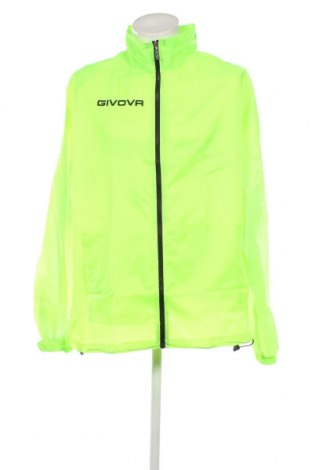 Ανδρικό αθλητικό μπουφάν Givova, Μέγεθος 3XL, Χρώμα Πράσινο, Τιμή 10,72 €