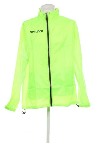 Ανδρικό αθλητικό μπουφάν Givova, Μέγεθος 3XL, Χρώμα Πράσινο, Τιμή 10,72 €