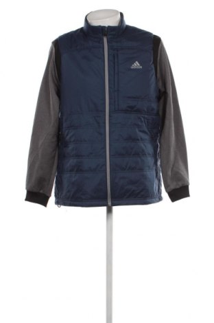 Ανδρικό μπουφάν Adidas, Μέγεθος L, Χρώμα Μπλέ, Τιμή 68,04 €