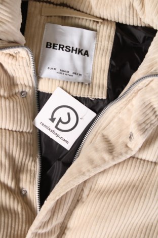 Ανδρικό μπουφάν Bershka, Μέγεθος M, Χρώμα  Μπέζ, Τιμή 30,20 €