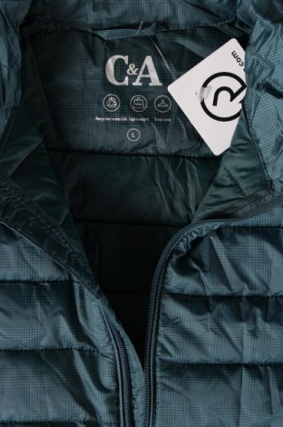 Ανδρικό μπουφάν C&A, Μέγεθος L, Χρώμα Πράσινο, Τιμή 9,20 €