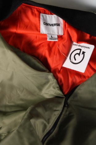 Ανδρικό μπουφάν Converse, Μέγεθος L, Χρώμα Πράσινο, Τιμή 59,38 €